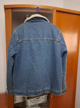 Cazadora vaquera borrego S Mango