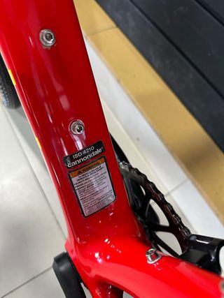 Cannondale SuperSix EVO CX Roja
