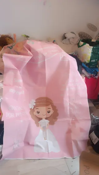 Cartel Mi Primera Comunión Niña