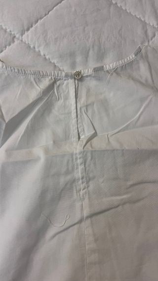 Blusa Zara Blanca con Perlas cosidas (a estrenar )