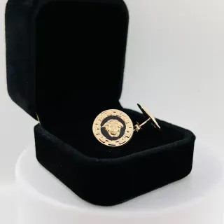 Pendientes Medusa Redondos Versace 18K