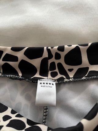 Falda pantalón animal print