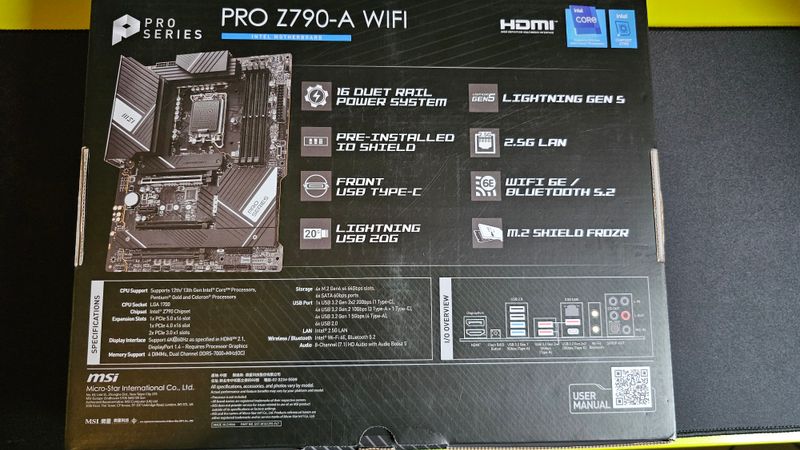 Placa base ASUS Pro Z790-A Wi-Fi afbeelding 7