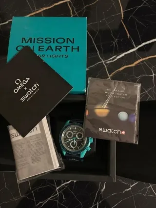 Omega x Swatch Speedmaster Mission on Earth