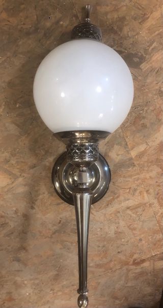 Apliques antiguos metal cromado vintage