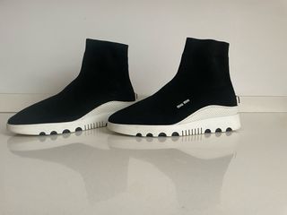 Deportivas Miu Miu calcetín negras