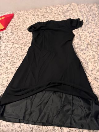 Elegante vestido largo negro