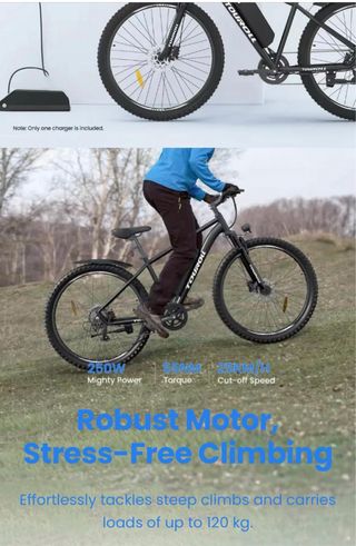 Bicicletta Elettrica Touroll Nera