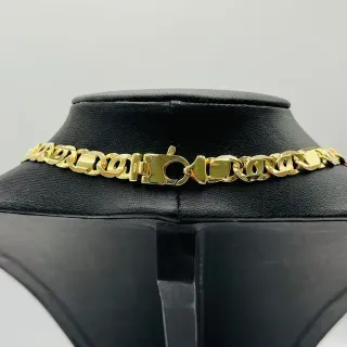 Cadena Tipo Cartier 2-1 8mm 18K Maciza