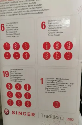 OFERTA Máquina de coser Singer Tradition 2282