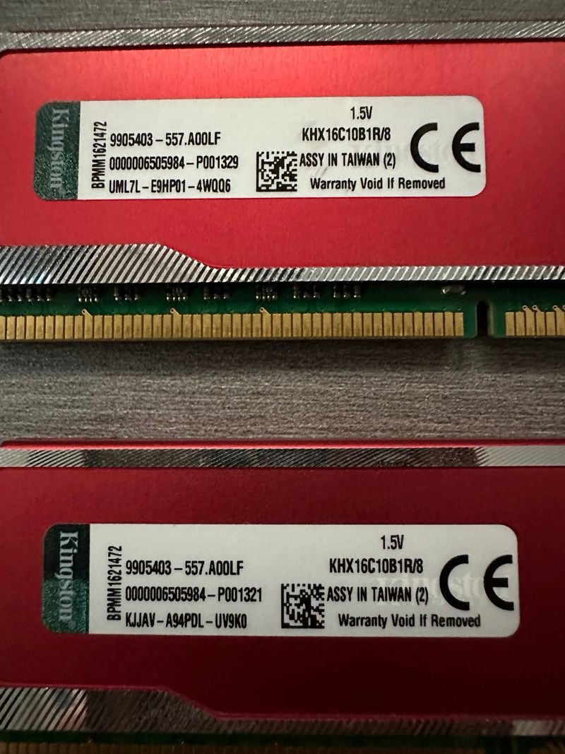 Kit Memoria RAM DDR3 16GB Kingston HyperX afbeelding 3
