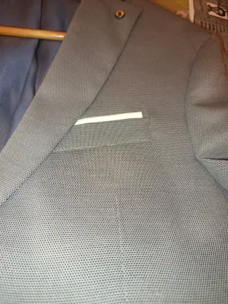 Americana Zara Gris Talla 48