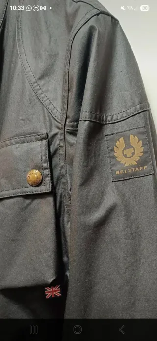 Chaqueta Belstaff Trialmaster Negra Original