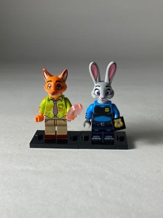 Nick Wilde Judy Hopps - Figurine Type Lego