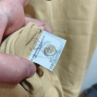 Polo Burberry Amarelo XL