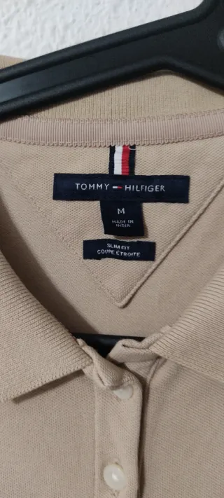 Vestido Polo Tommy Hilfiger Beige