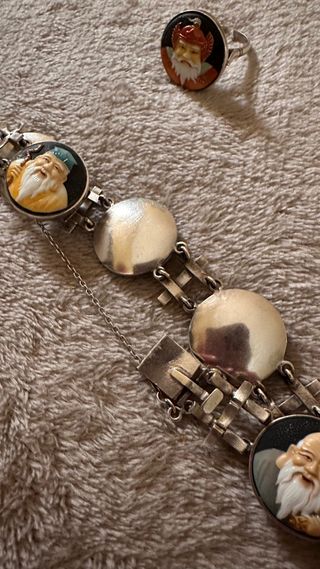 Pulsera Toshikane Auténtica y 7 dios en anillo