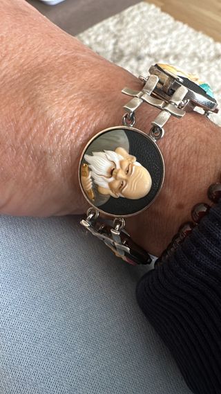 Pulsera Toshikane Auténtica y 7 dios en anillo
