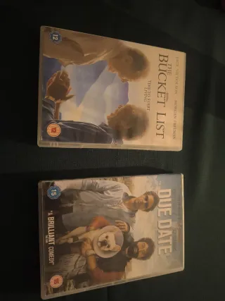 2 DVDs: The Bucket List y Due Date