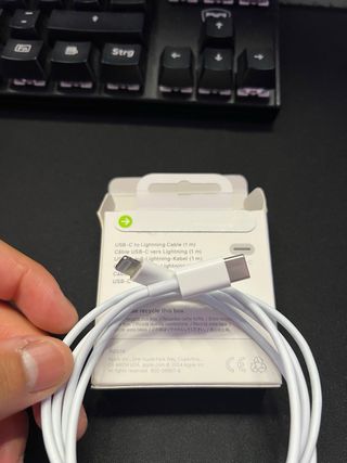 Cable USB-C a Lightning Apple 1m