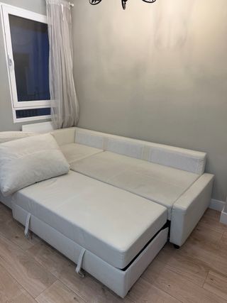 Sofá Cama IKEA FRIHETEN Chaise Longue Beige
