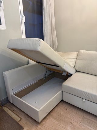 Sofá Cama IKEA FRIHETEN Chaise Longue Beige