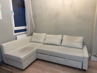 Sofá Cama IKEA FRIHETEN Chaise Longue Beige