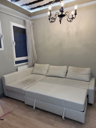 Sofá Cama IKEA FRIHETEN Chaise Longue Beige