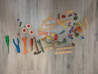 Juguetes de construcción de madera