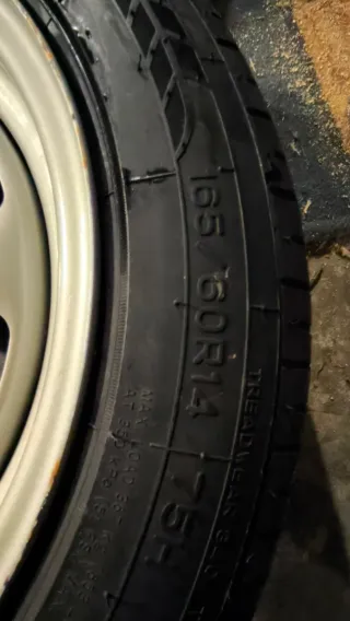 4 Llantas VW 14 165/60 R14