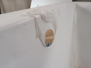 Bañera moderna de fibra acrilica