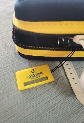 Relógio Calypso Dourado e Branco Novo