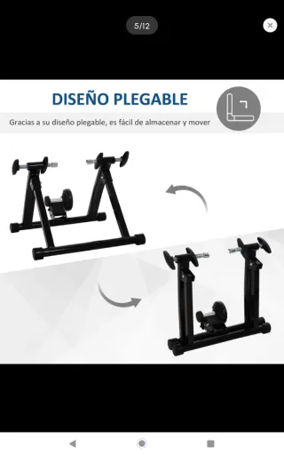 Rodillo magnético para bicicleta entrenamiento