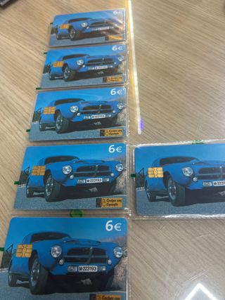 Tarjetas cabinas Telefónicas Antiguas