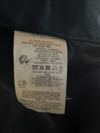 Abrigo trenca mujer Green Coast azul T.M