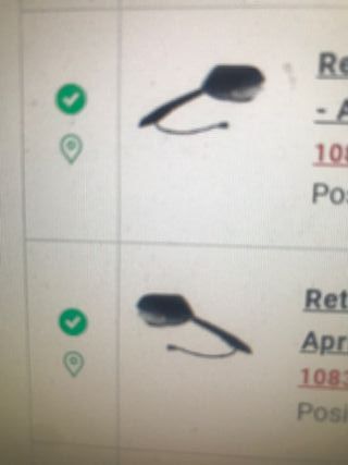 Espejo Moto Aprilia RSV4 Izq/Der Nuevo