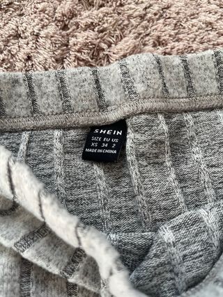 Falda larga y top banda Shein XS