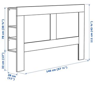 Cabecero Ikea Brimnes Blanco