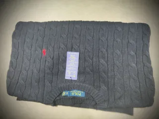 Jersey de punto trenzado parecido a Ralph Lauren