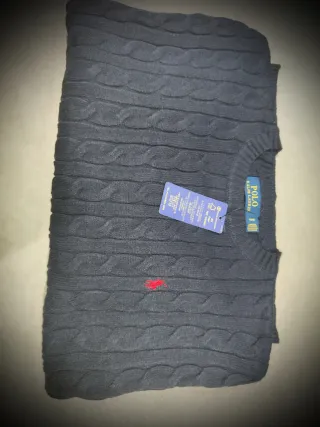 Jersey de punto trenzado parecido a Ralph Lauren