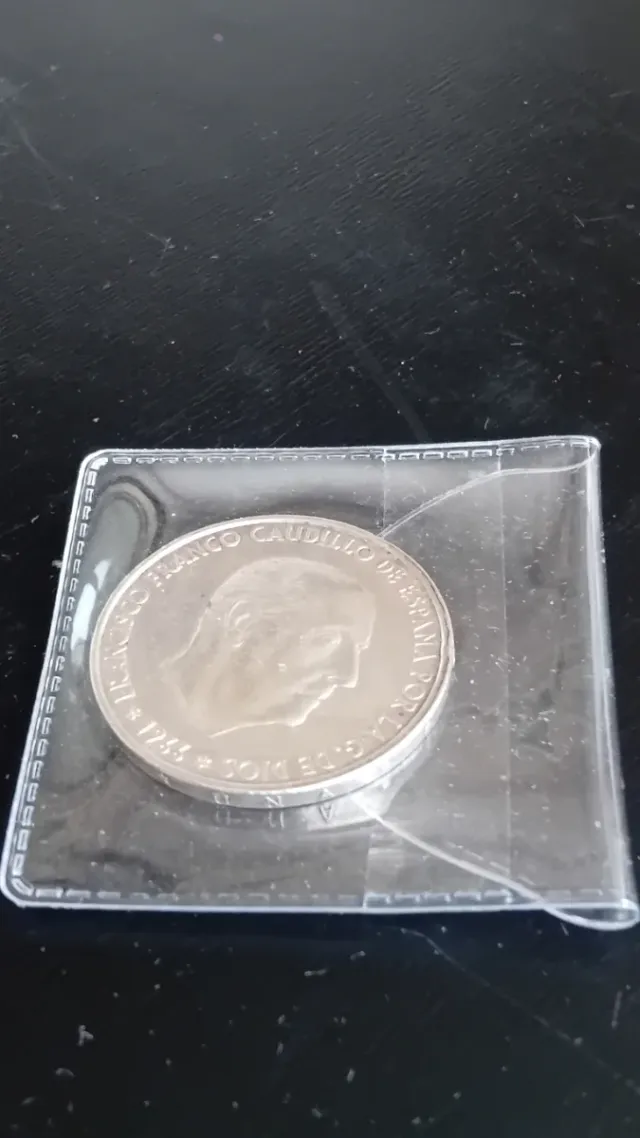 MONEDA 100 PESETAS PLATA 1966