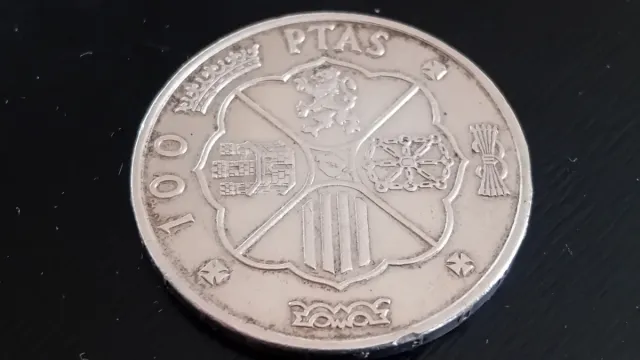 MONEDA 100 PESETAS PLATA 1966