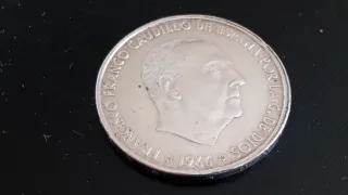 MONEDA 100 PESETAS PLATA 1966