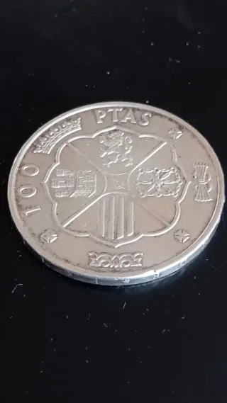 MONEDA 100 PESETAS PLATA 1966