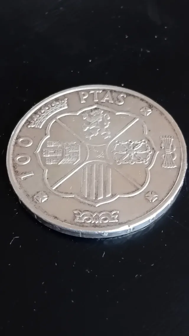MONEDA 100 PESETAS PLATA 1966
