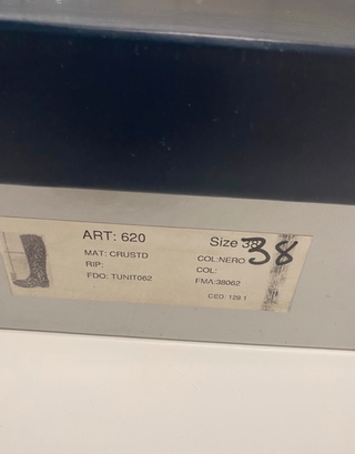 Stivali alti neri vintage