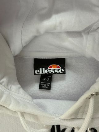 Sudadera con capucha Ellesse blanca
