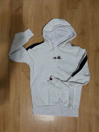 Sudadera con capucha Ellesse blanca