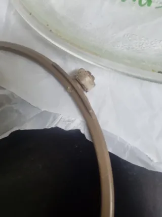 Plato giratorio microondas y aro