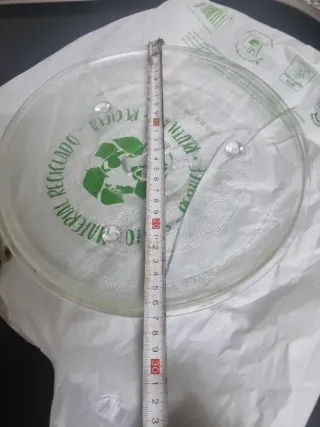 Plato giratorio microondas y aro